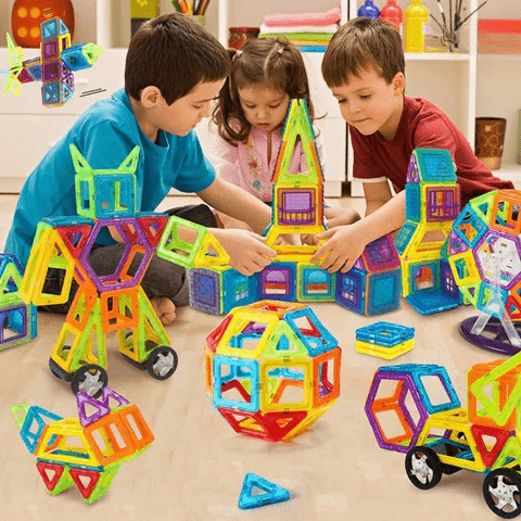 MagnaBuilder Set – Magnetic Construction Toy For Creative Building Ideas