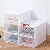 Shoe Box Storage Set - 24 Stackable & Clear Shoe Boxes for Space-Saving Organization & Overview