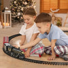 Christmas Train Set - Electric Christmas Train With Flexible Tracks & Festive Carriages