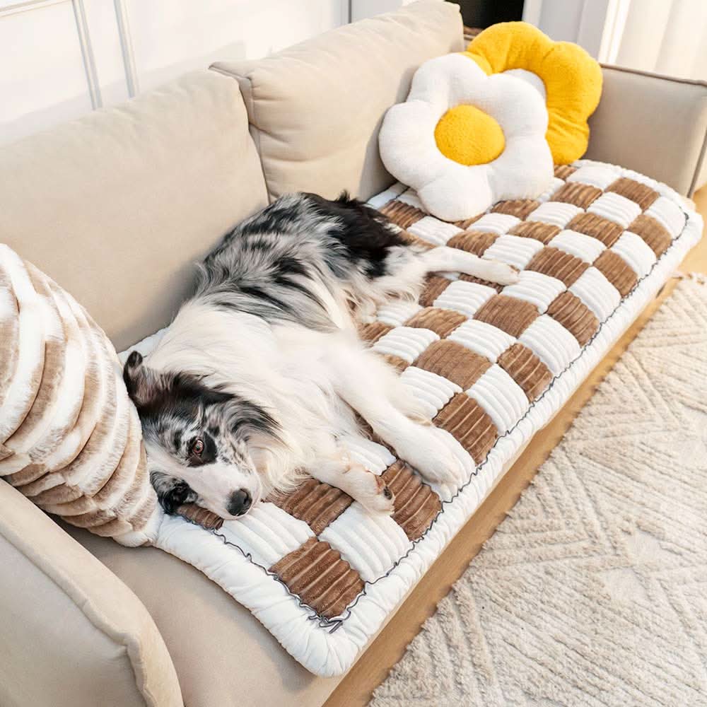 COZYCOVER – Cozy Chenille Pet Blanket with Furniture Protection Function