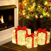 GLIMBOX – Beleuchtete Weihnachtsgeschenkbox mit 100 LED-Lichtern für die Weihnachtsdekoration 1