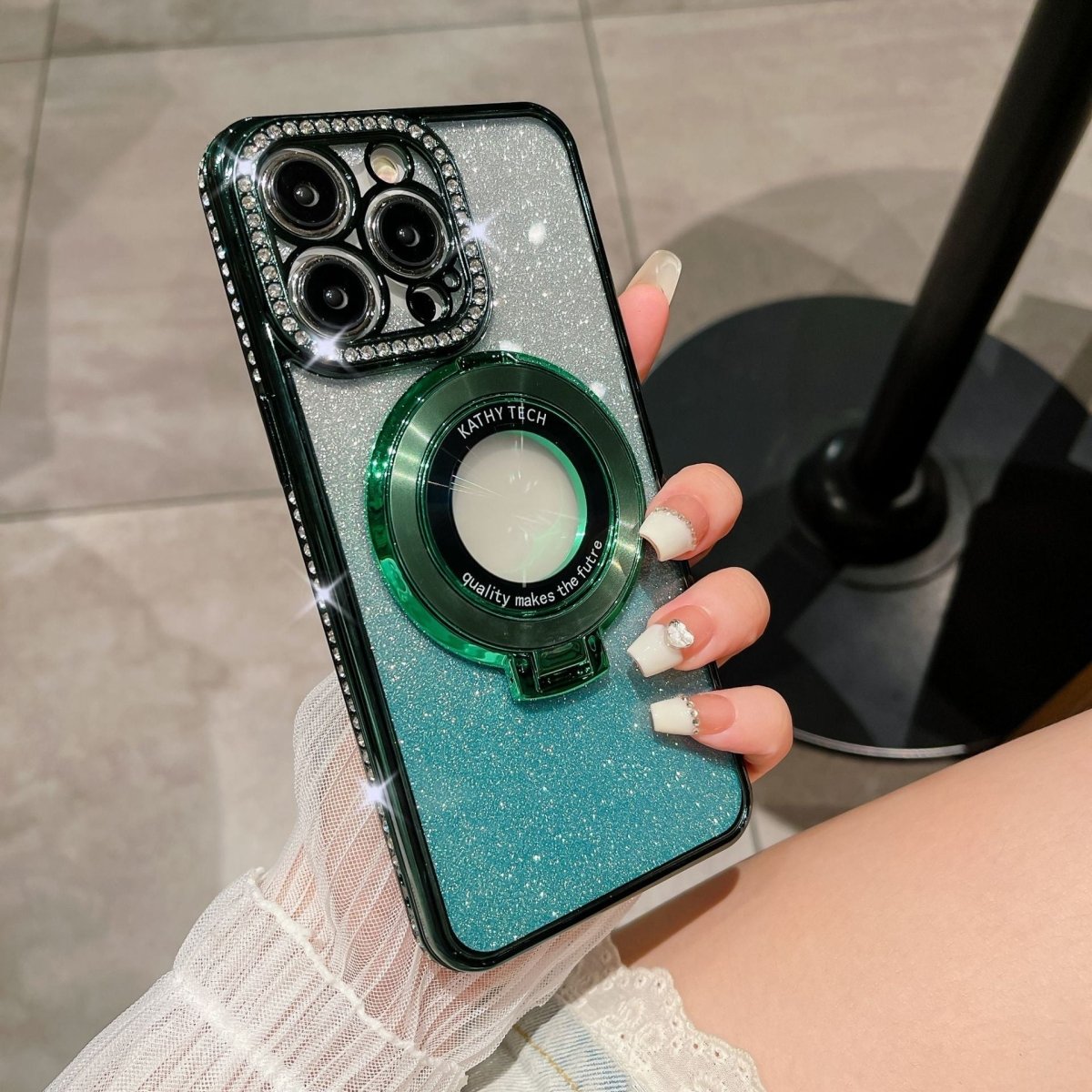 GLITTER DIAMOND – Magnetischer MagSafe Ringhalter für iPhone 0
