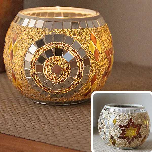 GLOWGLASS – Eleganter dekorativer Kerzenhalter aus Glas 0