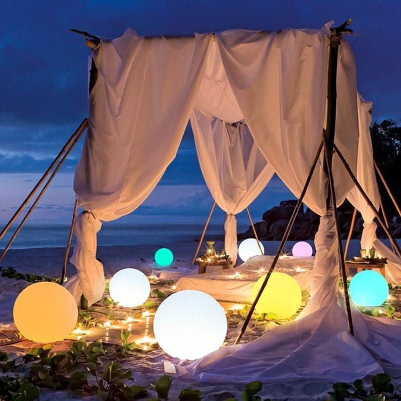 GLOWGLOBE – LED Light Sphere with 16 Colors and Remote Control for Indoor and Outdoor Use