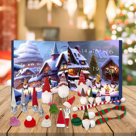 GNOMELYN 2025 – Verspielter Wichtel-Adventskalender mit 24 handgefertigten Figuren 3