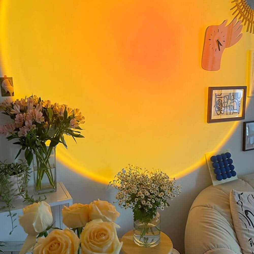 Goldener Glanz – Sonnenuntergang Lampe Für Stimmungsvolles Licht & Goldene Entspannung