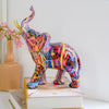 GRAFFIPHANT – Lebendige Graffiti-Elefantenfigur für künstlerische Heimdekoration 4