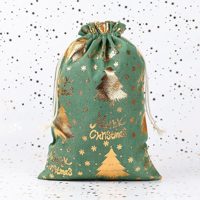 GREENBLOOM – Öko-Jute-Geschenktüten für natürlichen Weihnachtszauber 9