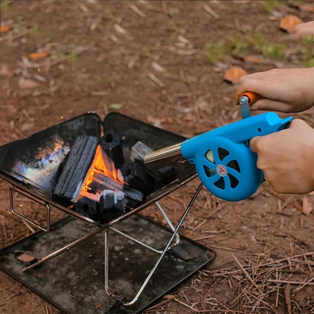 Grillbrise – Tragbarer Hand-Barbecue-Ventilator Für Einfaches Grillen Im Freien