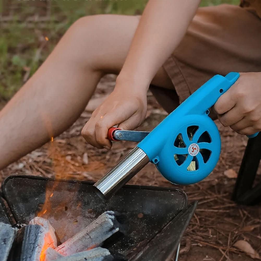 Grillbrise – Tragbarer Hand-Barbecue-Ventilator Für Einfaches Grillen Im Freien