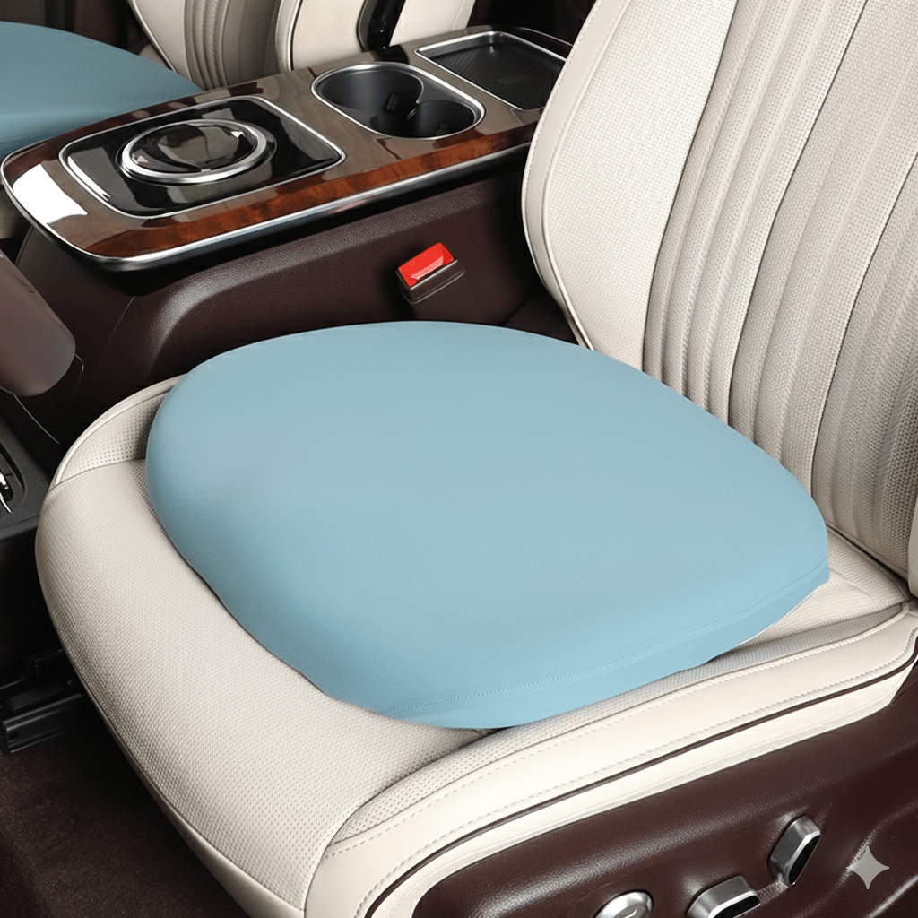 CARVEMAX – Integrated Automotive Neck & Lumbar Support made of Memory Foam