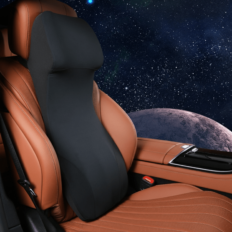 CARVEMAX – Integrated Automotive Neck & Lumbar Support made of Memory Foam