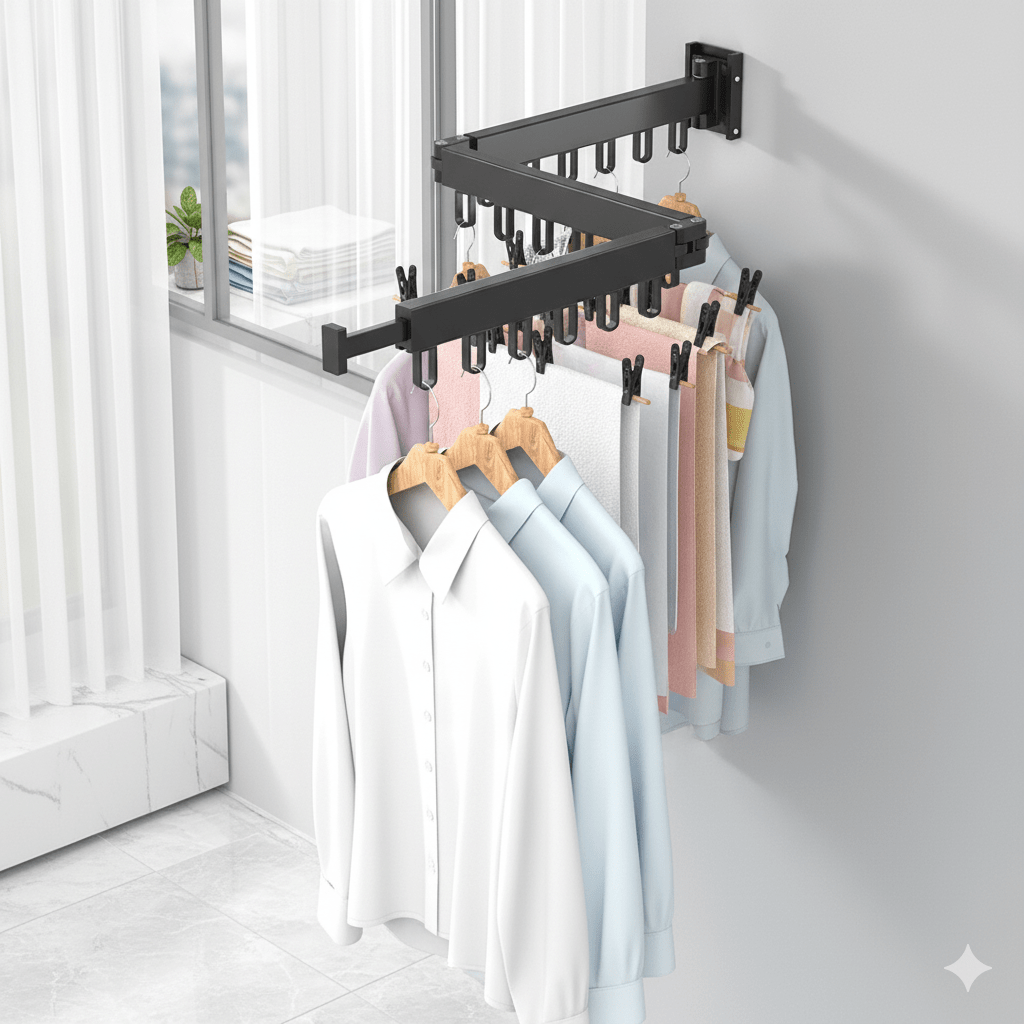 FLEXIHANG – Space-Saving Wall Dryer for Small Spaces