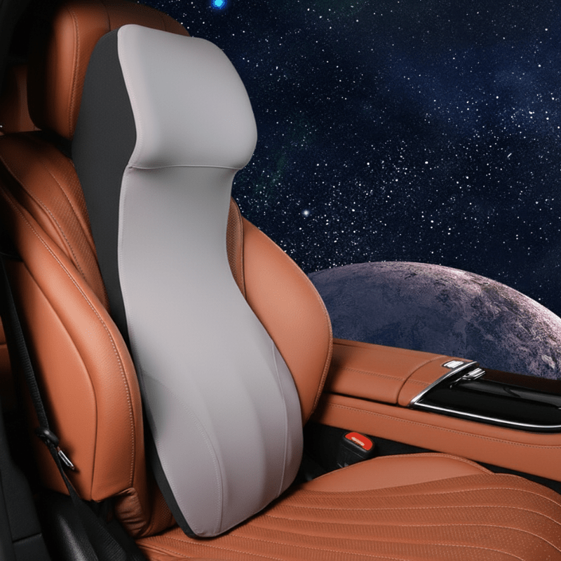 CARVEMAX – Integrated Automotive Neck & Lumbar Support made of Memory Foam