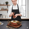STEELCHEF – Hammered Stainless Steel Pot for Pans, Sauces & Versatile Cooking