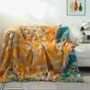 NordicLoom Cover – Stylish Cotton Blanket with Boho Jacquard for Year-Round Comfort