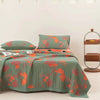 Ginkgo Quilted Duvet Cover – Cotton Bedding Set With Botanical Design
