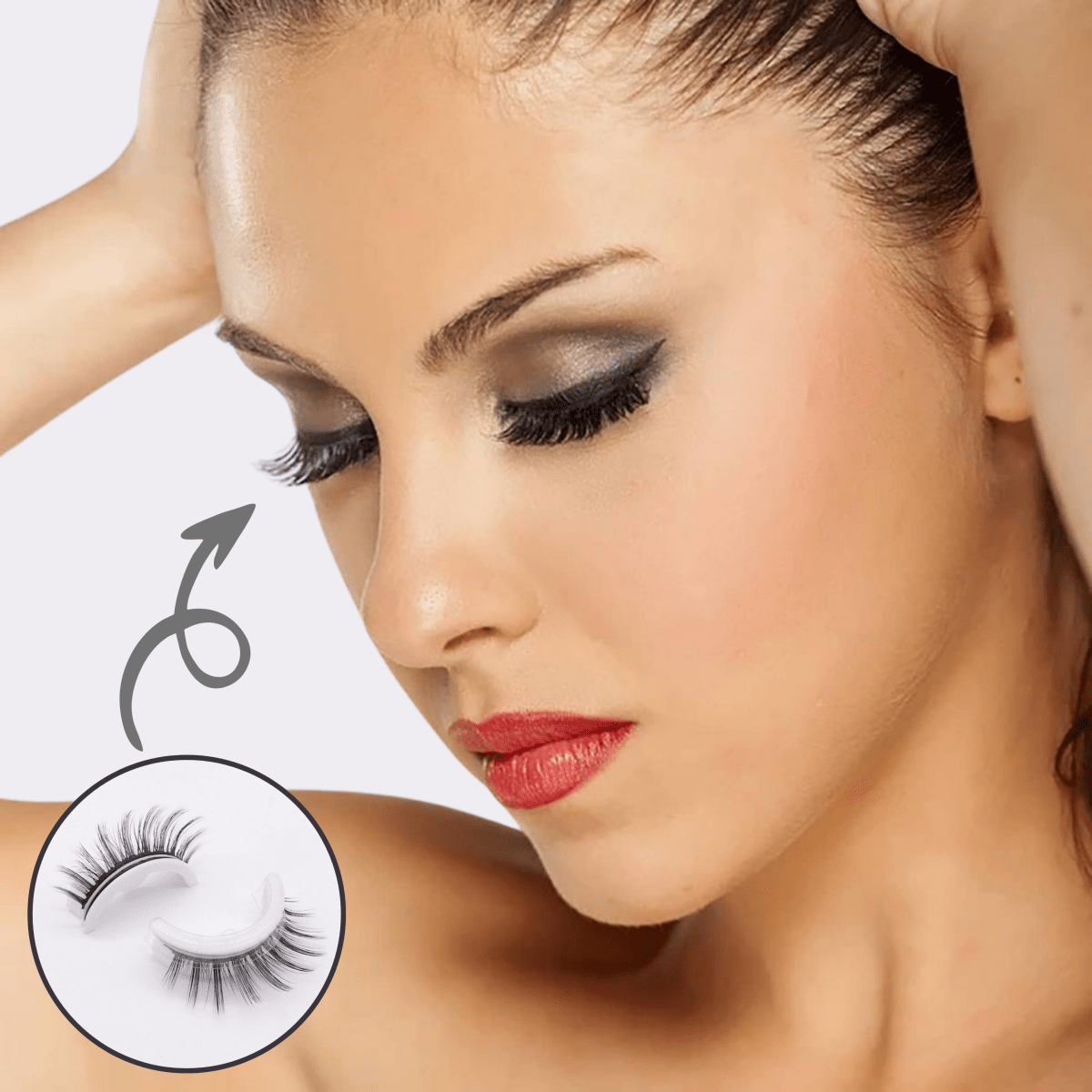 GLAMESSA – Reusable Self-Adhesive Eyelashes for a Perfect Look
