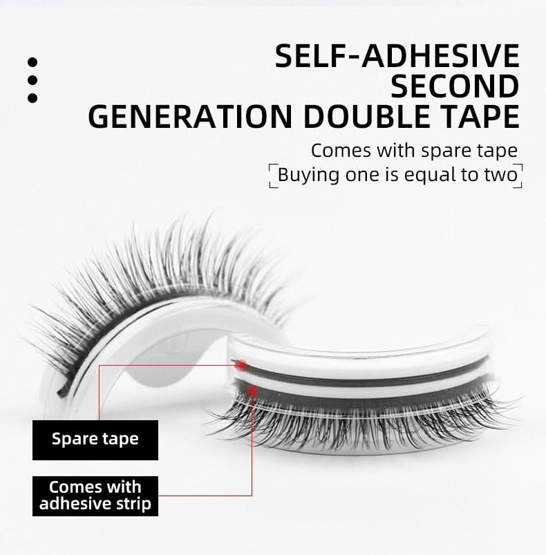GLAMESSA – Reusable Self-Adhesive Eyelashes for a Perfect Look