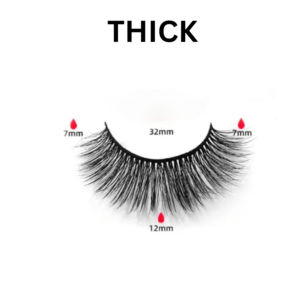 GLAMESSA – Reusable Self-Adhesive Eyelashes for a Perfect Look
