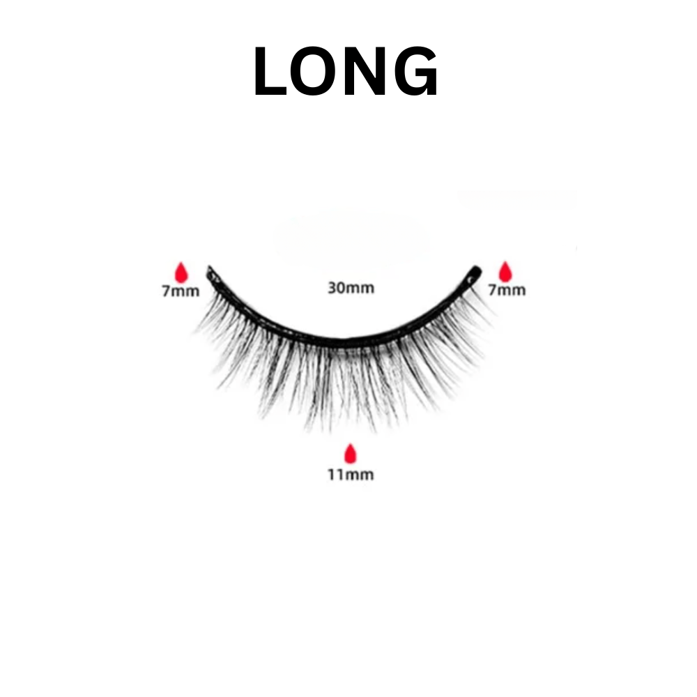 GLAMESSA – Reusable Self-Adhesive Eyelashes for a Perfect Look