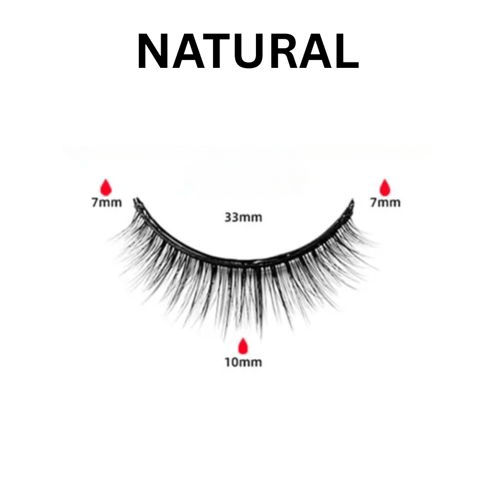 GLAMESSA – Reusable Self-Adhesive Eyelashes for a Perfect Look