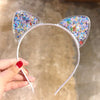 GLAMTIARA – Glitter Headband with Cat Ears for Glamorous Styles