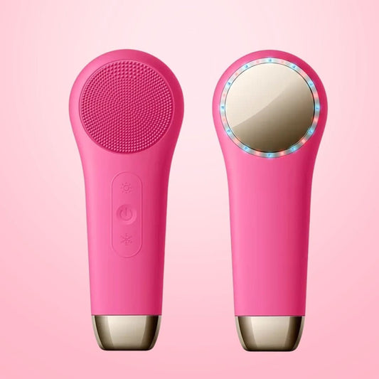 Glühesce – 3-in-1 Facial Brush with LED, Warming Function & Sonic Cleansing