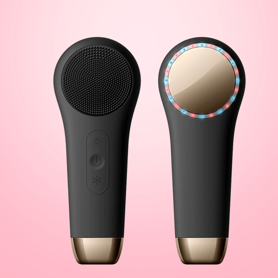 Glühesce – 3-in-1 Facial Brush with LED, Warming Function & Sonic Cleansing
