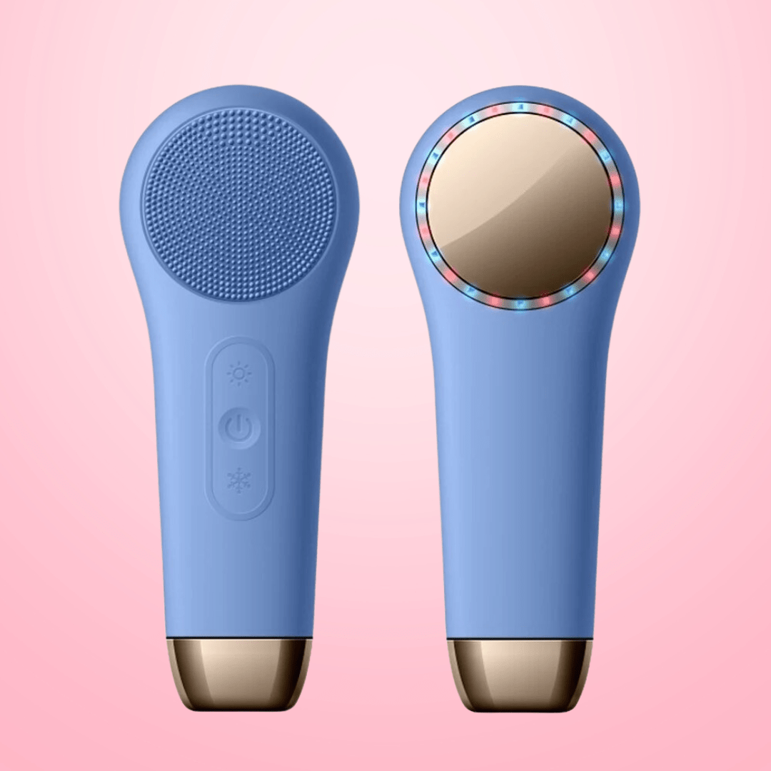 Glühesce – 3-in-1 Facial Brush with LED, Warming Function & Sonic Cleansing