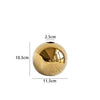 Pia - Beautiful Gold Ceramic Vase