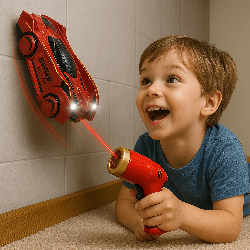GravitationRaser – Laser-Guided Wall Climbing RC Car