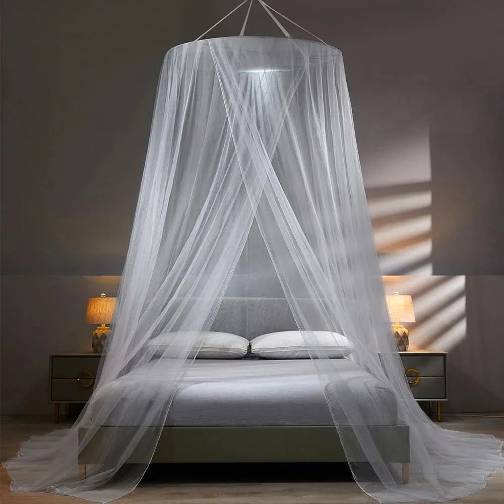 Bed Mosquito Net – Foldable Mosquito Net for Beds & Travel – Effective Insect Protection for Single & Double Beds