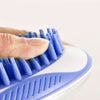 ZORROPET – 2-in-1 Massage Brush with Soap Dispenser for Relaxed Dog Grooming