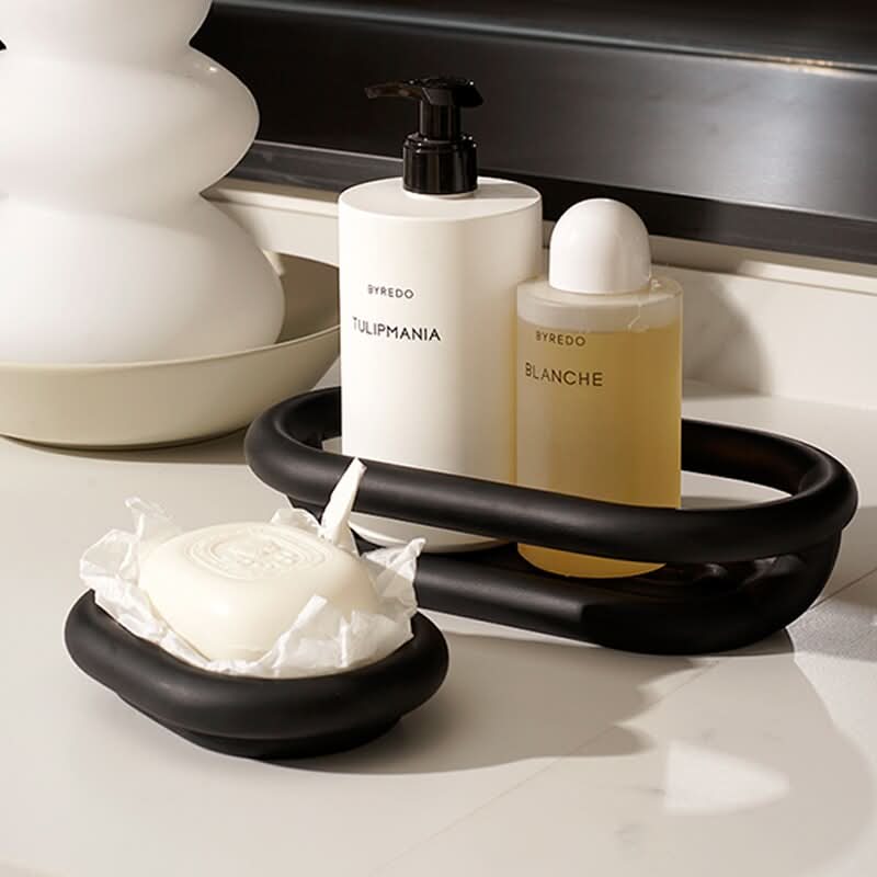 LUXDISH – Abstract Soap Dish and Bathroom Shelf