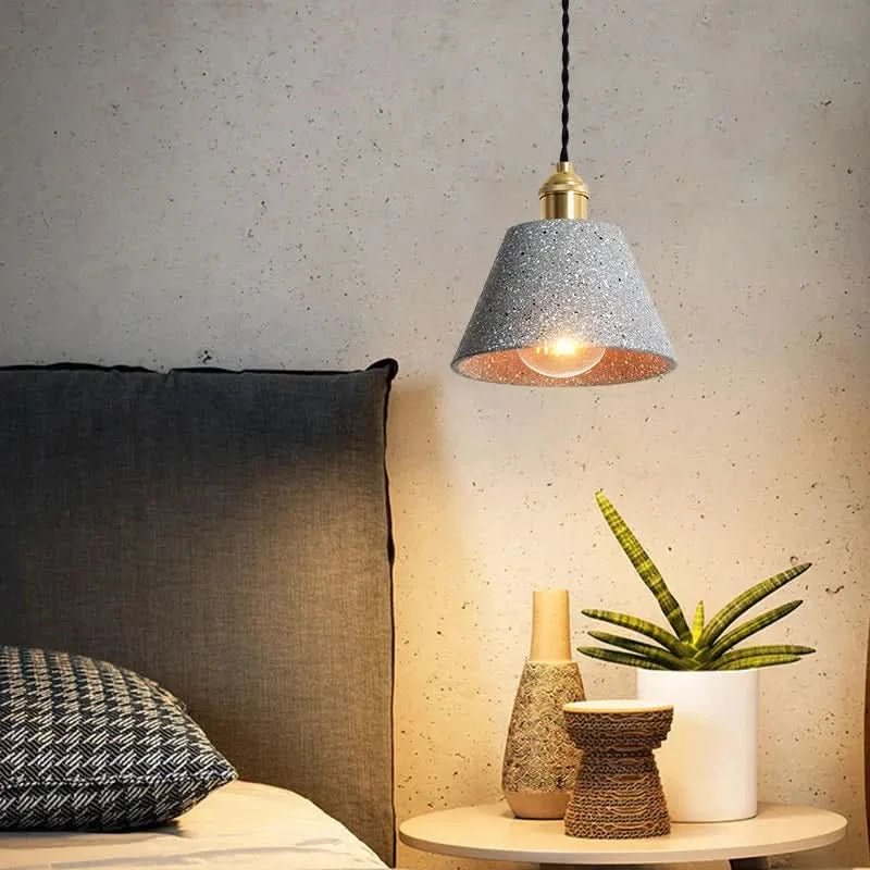 NAELLE Terrazzo Pendant Light with Industrial Charm and Modern Design