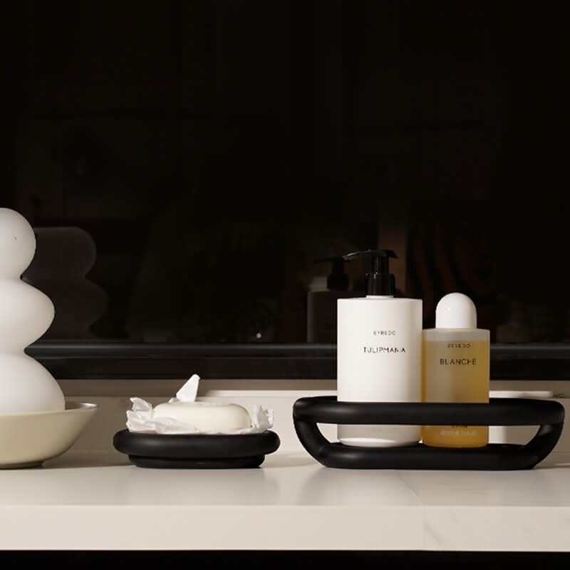 LUXDISH – Abstract Soap Dish and Bathroom Shelf