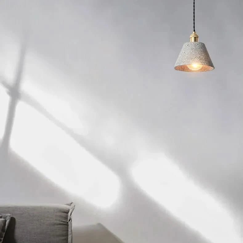 NAELLE Terrazzo Pendant Light with Industrial Charm and Modern Design