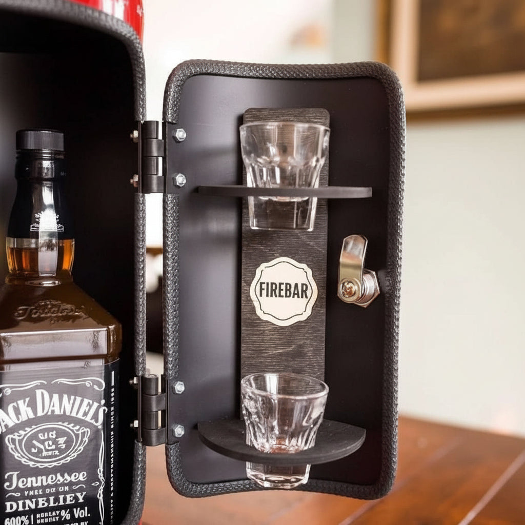 Versteckte FeuerBar – Versteckte Mini-Bar Im Feuerlöscher-Design Für Stilvolle Getränkeaufbewahrung