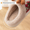 HOLISTEP – Weihnachtshausschuhe mit Stickerei und rutschfester PVC-Sohle 5