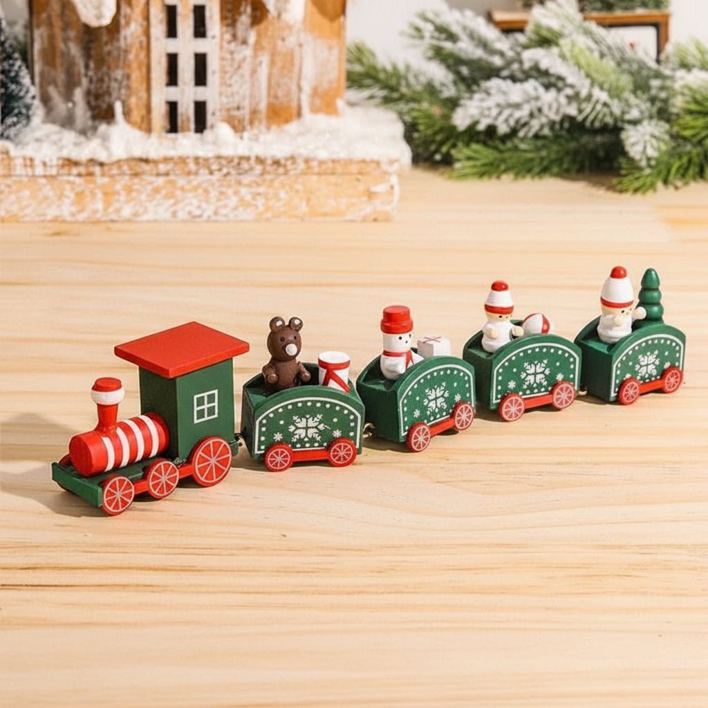 HOLITRAX – Festliche Zug-Weihnachtsdekoration aus Holz und Kunststoff 21