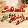 HOLITRAX – Festliche Zug-Weihnachtsdekoration aus Holz und Kunststoff 7