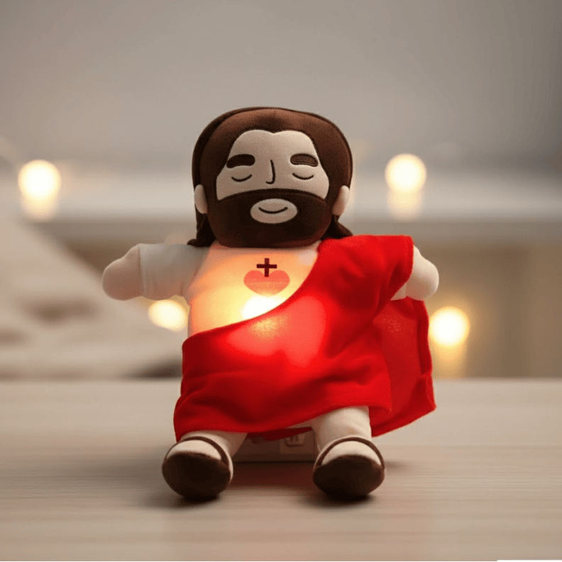 HOLYSNOOZE – Atmendes Jesus-Plüschtier für einen ruhigen Schlaf 0