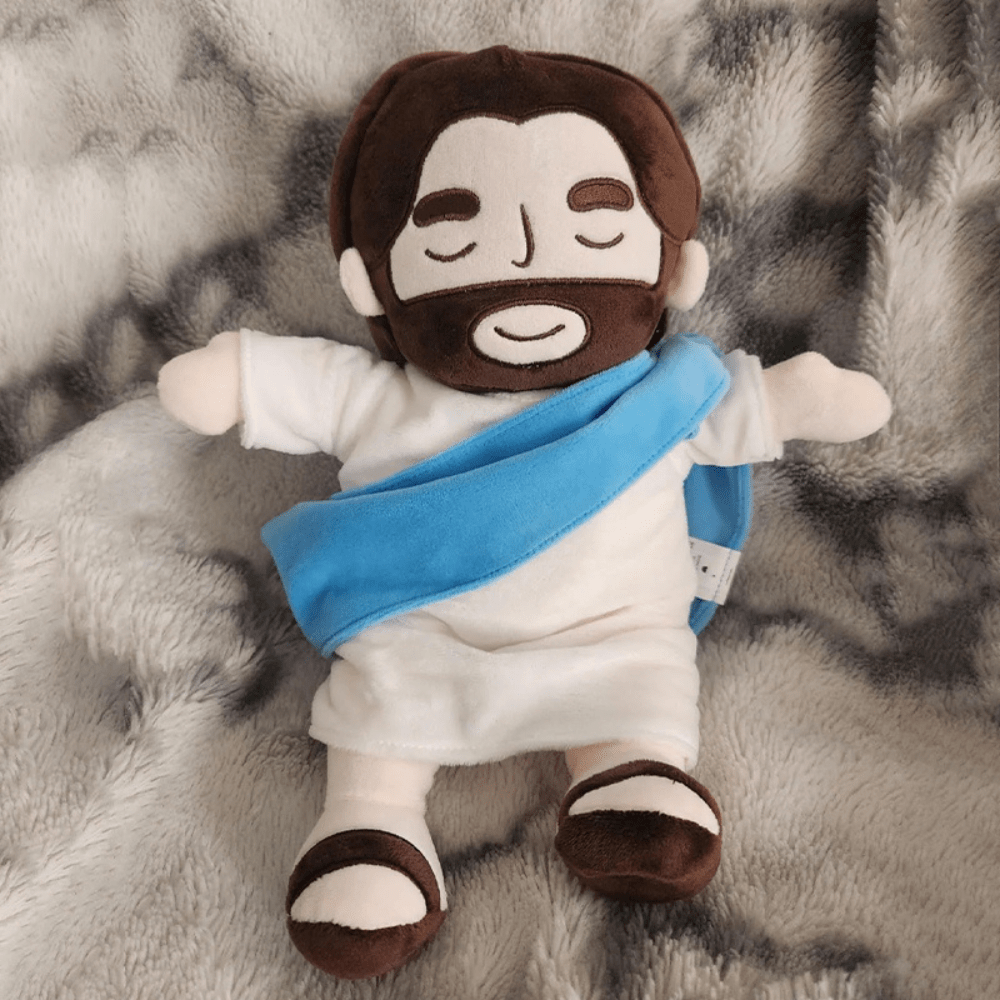 HOLYSNOOZE – Atmendes Jesus-Plüschtier für einen ruhigen Schlaf 1