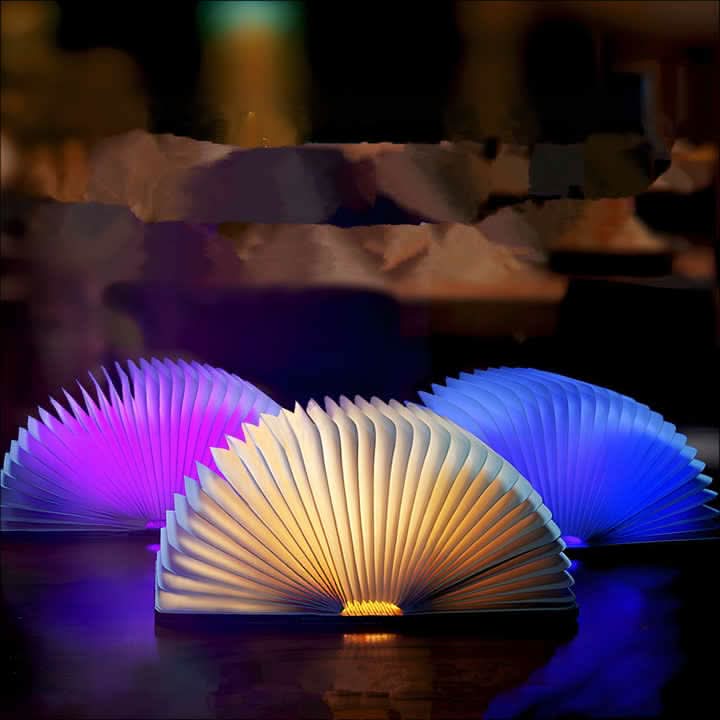 CALA Table Lamp With Book Opening Magnetic Three Color Options Warm White Cool White Natural White