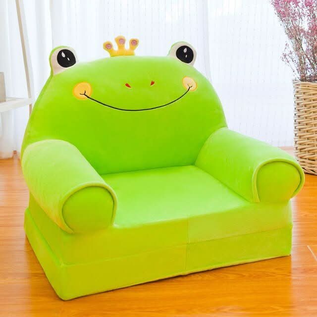 Velvetnest Children's Bench - Foldable Children's Bench with Soft Velvet and Foam