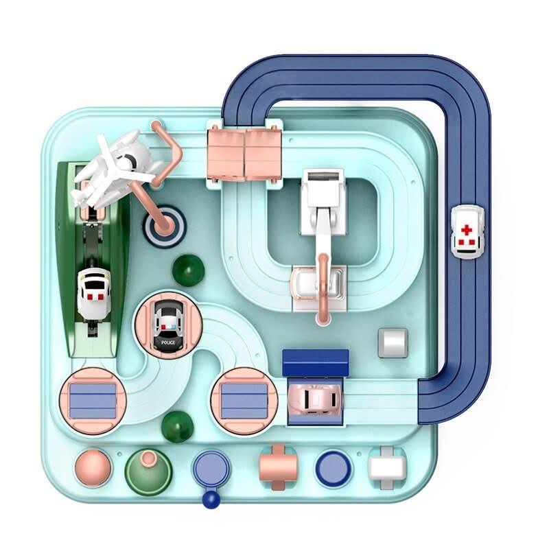 CityAdventure – Interactive City Play World with 4 Cars & Helicopter for Children Ages 3+