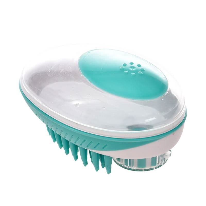 ZORROPET – 2-in-1 Massage Brush with Soap Dispenser for Relaxed Dog Grooming