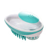 ZORROPET – 2-in-1 Massage Brush with Soap Dispenser for Relaxed Dog Grooming