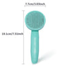 Self-Cleaning Brush - Self-Cleaning Cat Brush for Less Shedding & Cleaner Fur